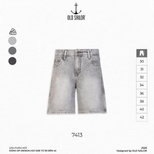 Quần Jean Active 7413 – Denim Cao Cấp, Loose Fit, Trẻ Trung