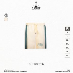 Quần Short Nam Greece Old Sailor 88706 – Form Relax Năng Động